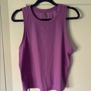Beyond Yoga Purple Featherweight Rebalance Tank -size Small
